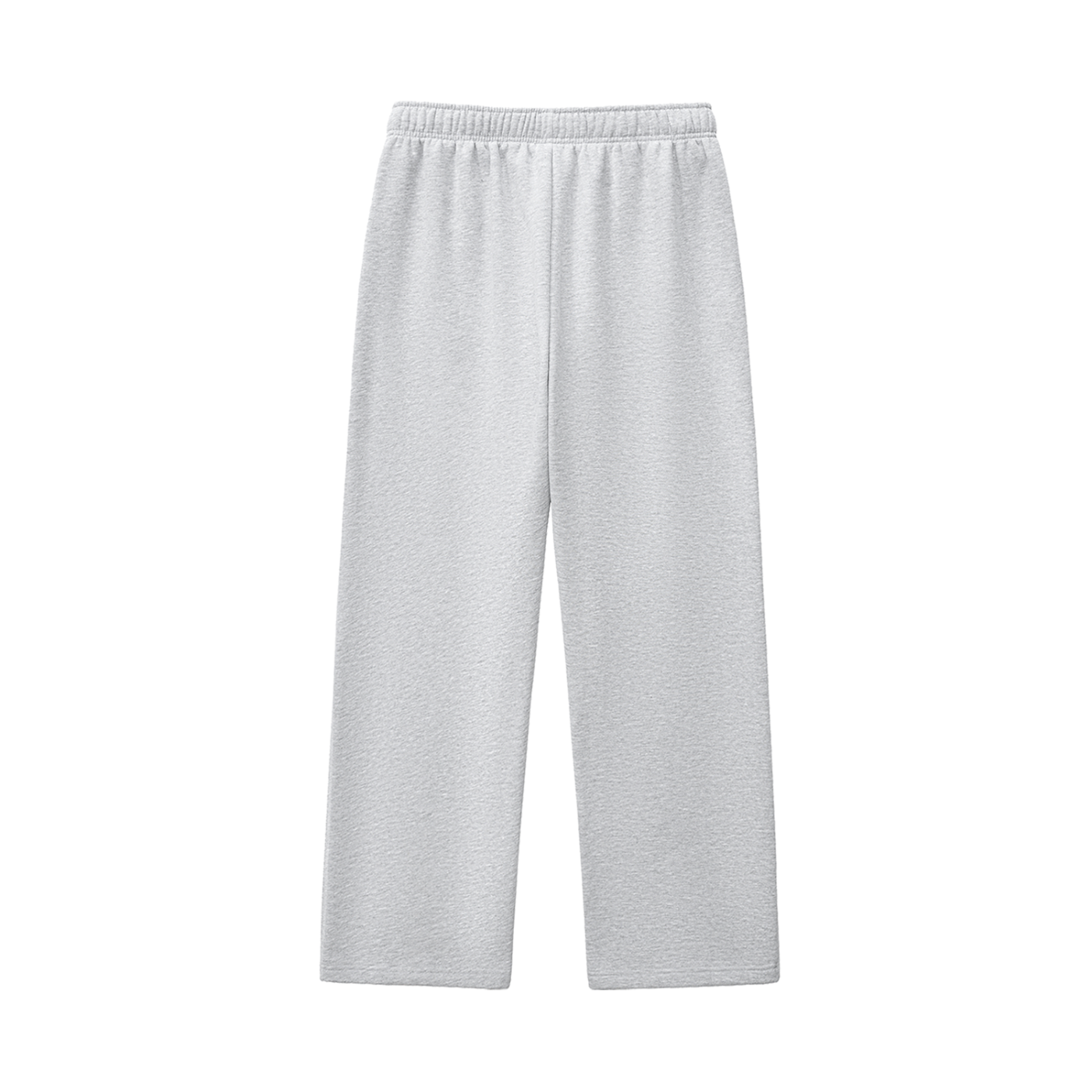 Contrast Fleece baggy straight leg Sweatpants