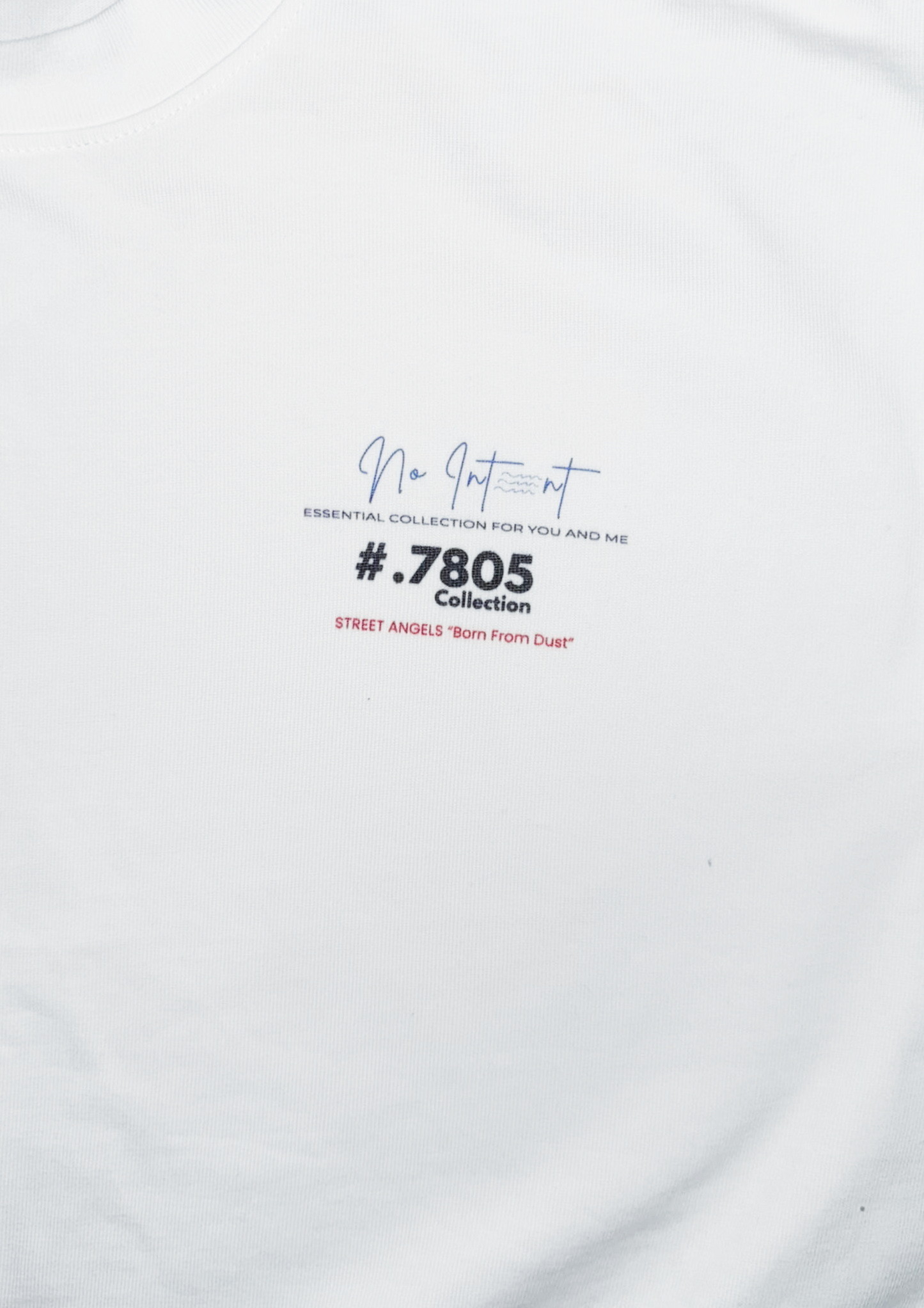 No Intent Heavyweight #7805 collection white T-Shirt