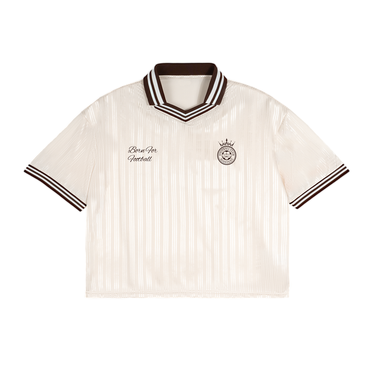 Contrast Stripes Polo Collar T-Shirt