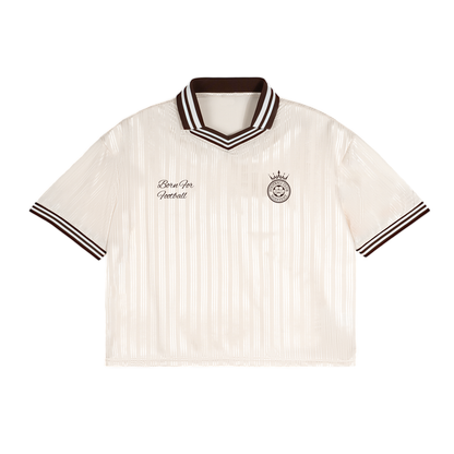 Contrast Stripes Polo Collar T-Shirt