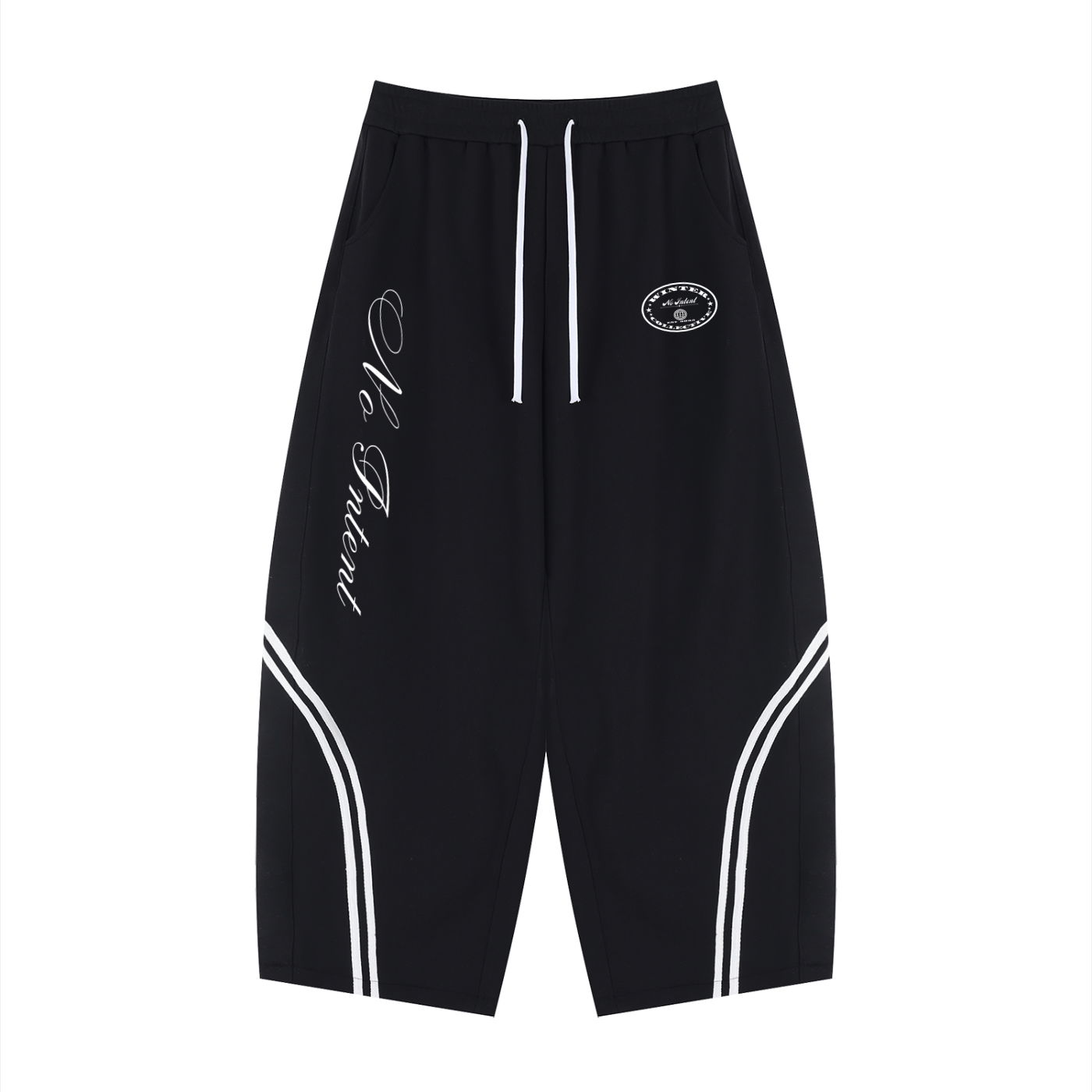 Unisex Wide Leg Piping Sweatpants