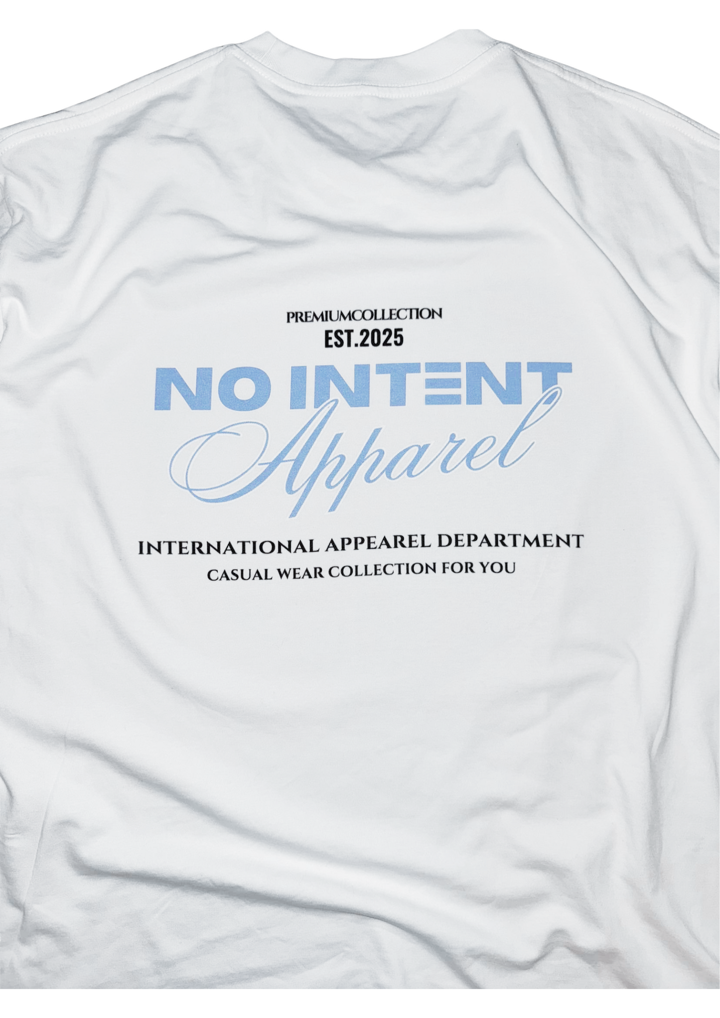 No Intent lightweight white T-shirt