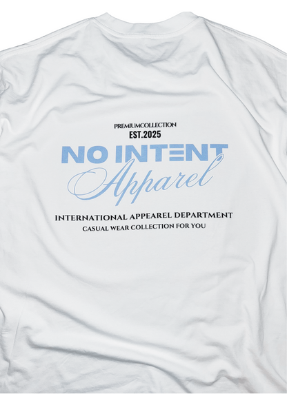 No Intent lightweight white T-shirt
